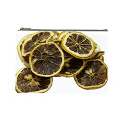 Lemon Dried Fruit Orange Isolated Cosmetic Bag (large)  by Nexatart