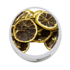 Lemon Dried Fruit Orange Isolated 4-port Usb Hub (one Side) by Nexatart