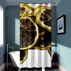 Lemon Dried Fruit Orange Isolated Shower Curtain 36  X 72  (stall)  by Nexatart