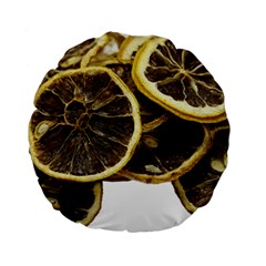 Lemon Dried Fruit Orange Isolated Standard 15  Premium Round Cushions by Nexatart