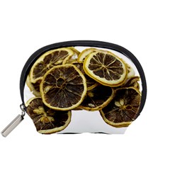 Lemon Dried Fruit Orange Isolated Accessory Pouches (small)  by Nexatart