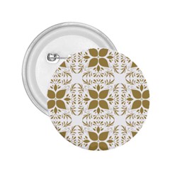 Pattern Gold Floral Texture Design 2 25  Buttons by Nexatart