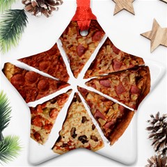 Food Fast Pizza Fast Food Ornament (star) by Nexatart