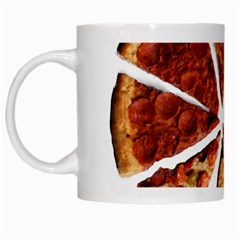 Food Fast Pizza Fast Food White Mugs by Nexatart