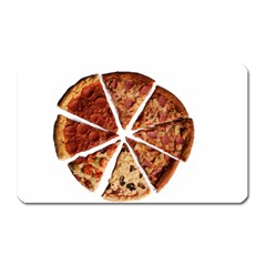 Food Fast Pizza Fast Food Magnet (rectangular) by Nexatart