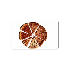 Food Fast Pizza Fast Food Magnet (name Card) by Nexatart