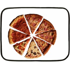 Food Fast Pizza Fast Food Fleece Blanket (mini) by Nexatart