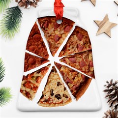 Food Fast Pizza Fast Food Bell Ornament (two Sides) by Nexatart