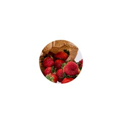 Strawberries Fruit Food Delicious 1  Mini Magnets by Nexatart