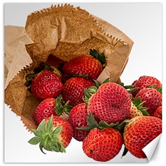 Strawberries Fruit Food Delicious Canvas 12  X 12   by Nexatart