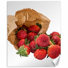 Strawberries Fruit Food Delicious Canvas 16  X 20   by Nexatart