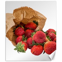 Strawberries Fruit Food Delicious Canvas 20  X 24   by Nexatart