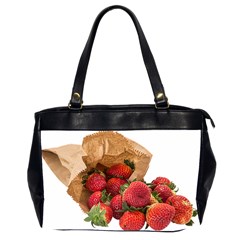 Strawberries Fruit Food Delicious Office Handbags (2 Sides)  by Nexatart