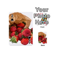 Strawberries Fruit Food Delicious Playing Cards 54 (mini)  by Nexatart