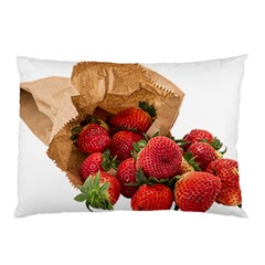 Strawberries Fruit Food Delicious Pillow Case (two Sides) by Nexatart