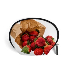 Strawberries Fruit Food Delicious Accessory Pouches (small)  by Nexatart