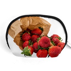 Strawberries Fruit Food Delicious Accessory Pouches (medium)  by Nexatart