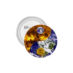 Design Yin Yang Balance Sun Earth 1 75  Buttons by Nexatart