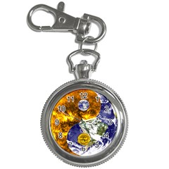 Design Yin Yang Balance Sun Earth Key Chain Watches by Nexatart