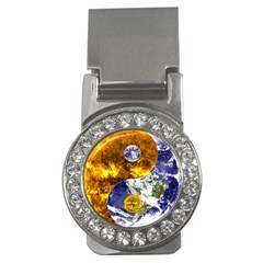 Design Yin Yang Balance Sun Earth Money Clips (cz)  by Nexatart