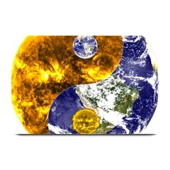 Design Yin Yang Balance Sun Earth Plate Mats by Nexatart