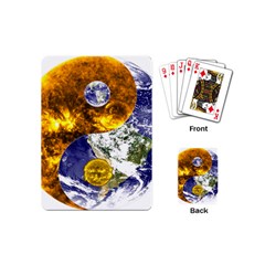 Design Yin Yang Balance Sun Earth Playing Cards (mini)  by Nexatart