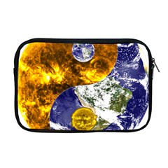 Design Yin Yang Balance Sun Earth Apple Macbook Pro 17  Zipper Case by Nexatart