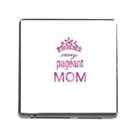 Crazy pageant mom Memory Card Reader (Square) Front