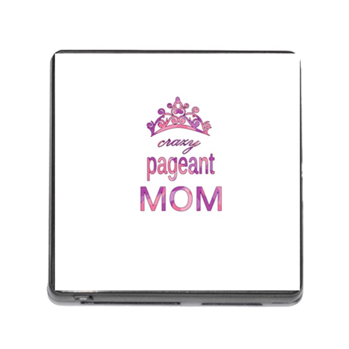 Crazy pageant mom Memory Card Reader (Square)