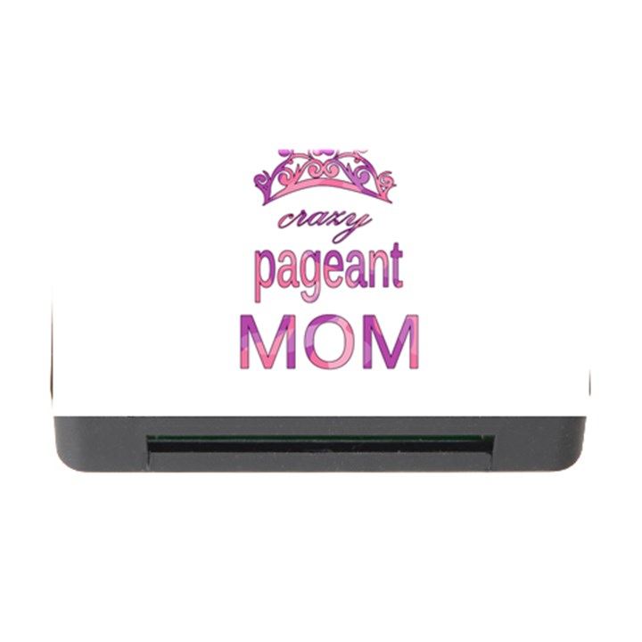 Crazy pageant mom Memory Card Reader with CF