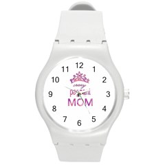 Crazy Pageant Mom Round Plastic Sport Watch (m) by Valentinaart