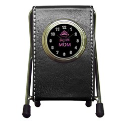 Crazy Pageant Mom Pen Holder Desk Clocks by Valentinaart