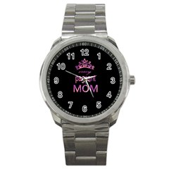 Crazy Pageant Mom Sport Metal Watch by Valentinaart