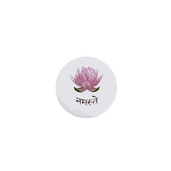 Namaste - Lotus 1  Mini Magnets by Valentinaart