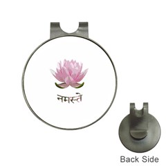 Namaste - Lotus Hat Clips With Golf Markers by Valentinaart