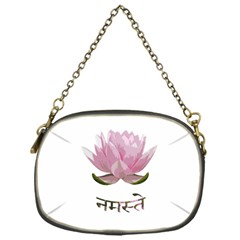 Namaste - Lotus Chain Purses (one Side)  by Valentinaart