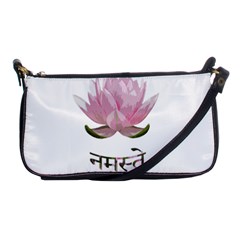 Namaste - Lotus Shoulder Clutch Bags by Valentinaart