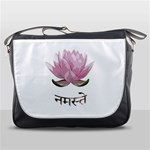 Namaste - Lotus Messenger Bags Front