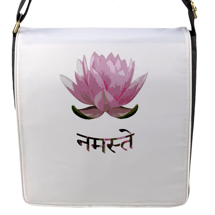 Namaste - Lotus Flap Messenger Bag (S)