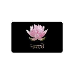 Namaste - Lotus Magnet (name Card) by Valentinaart