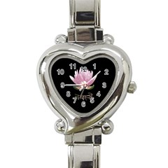 Namaste - Lotus Heart Italian Charm Watch by Valentinaart