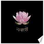 Namaste - Lotus Canvas 20  x 20   19 x19.27  Canvas - 1