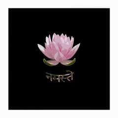 Namaste - Lotus Medium Glasses Cloth (2-side) by Valentinaart