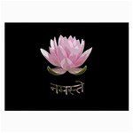 Namaste - Lotus Large Glasses Cloth Front