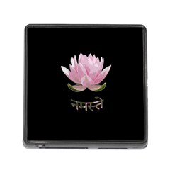 Namaste - Lotus Memory Card Reader (square) by Valentinaart