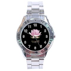 Namaste - Lotus Stainless Steel Analogue Watch by Valentinaart