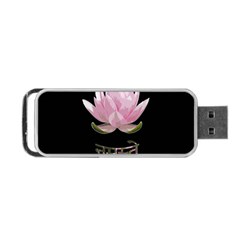 Namaste - Lotus Portable Usb Flash (two Sides) by Valentinaart