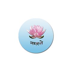 Namaste - Lotus Golf Ball Marker by Valentinaart