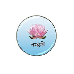 Namaste - Lotus Hat Clip Ball Marker by Valentinaart