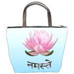 Namaste - Lotus Bucket Bags Back